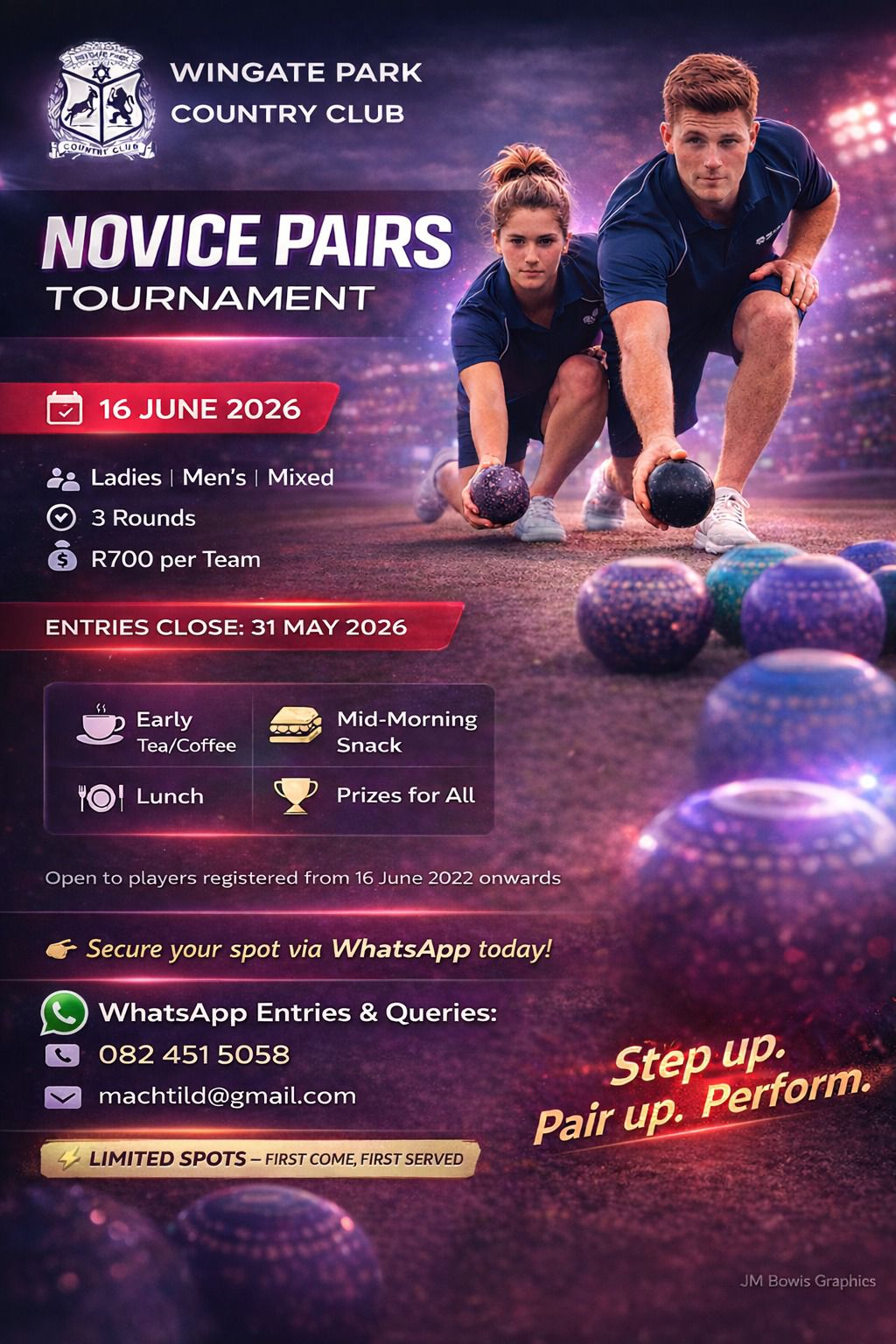 Novice Pairs Tournament (16 June 2026)